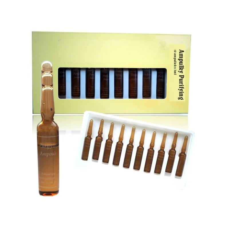 Ampulky purifying 10x3ml Mezoterapia - mikroihličková Ampulky purifying 10x3ml Mezoterapia - mikroihličková