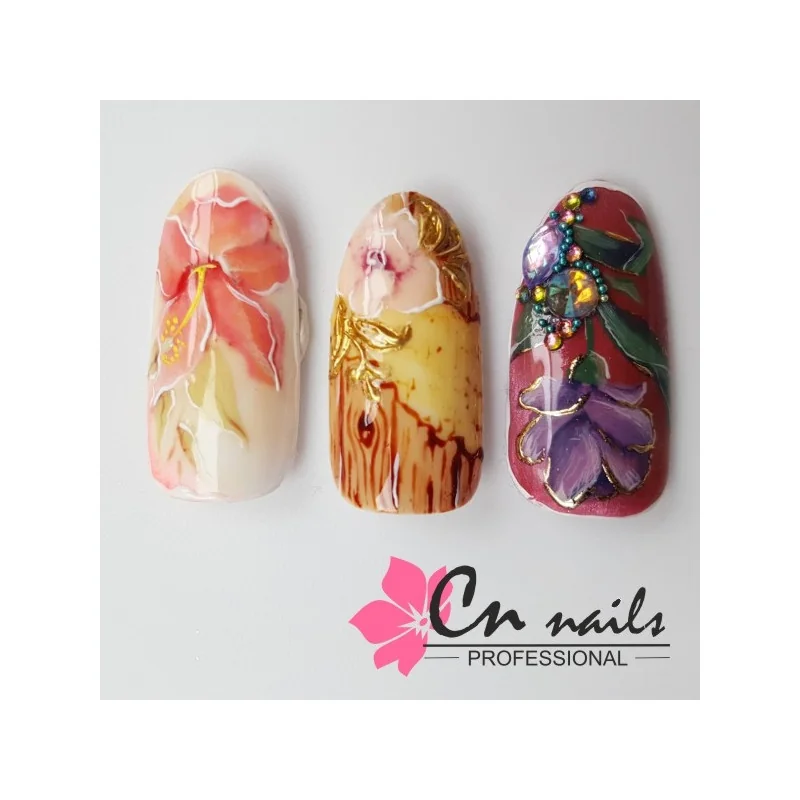Botanika nail art zdobenia kvetov Školenia na nechty Botanika nail art zdobenia kvetov Školenia na nechty