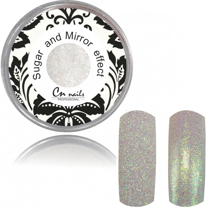 NR.3 Sugar and Mirror efect green pearl Sugar and Mirror efect