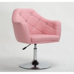 Kreslo Prestige Pink Krystal  Stoličky, lavičky do čakárne