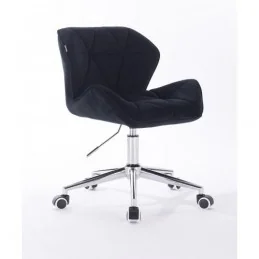 Kozmetická stolička Detail Velur Black  Kozmetické stoličky