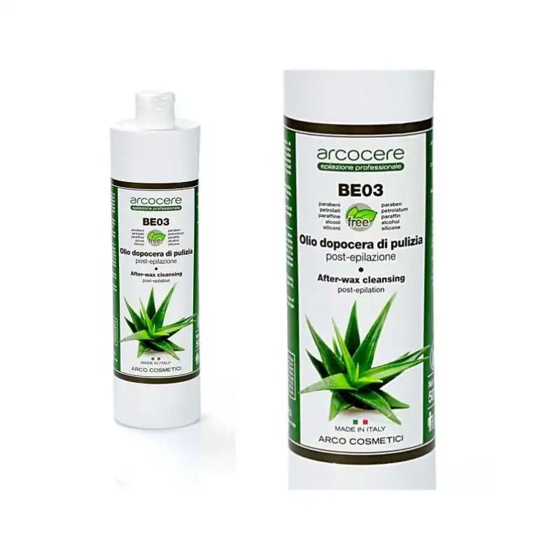 Čistiaci olej s Aloe Vera po depilácii Arcocere 500 ml ARCORCERE Depilačná kozmetika